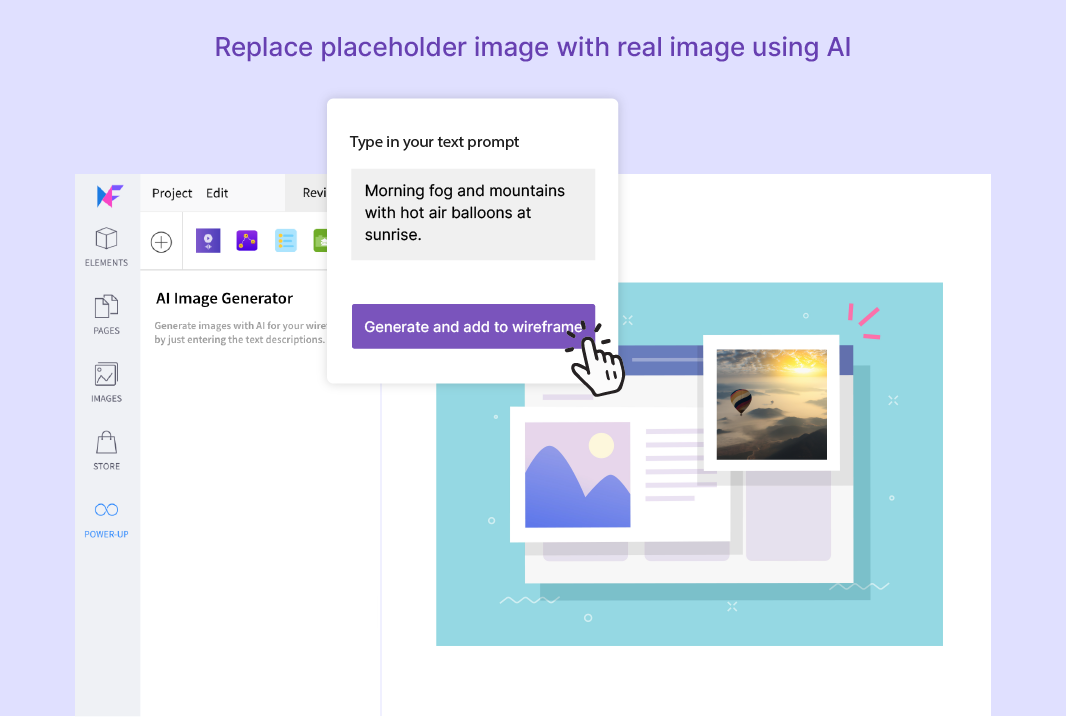 New Powerup: Replace Wireframe Placeholders with Real Images