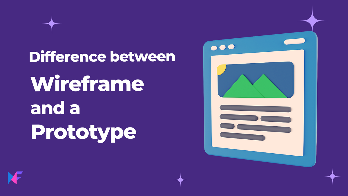 Difference between a wireframe and a prototype