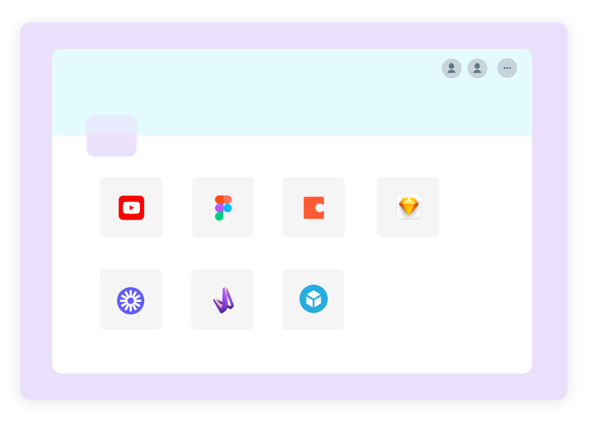 Embed design projects from other apps
