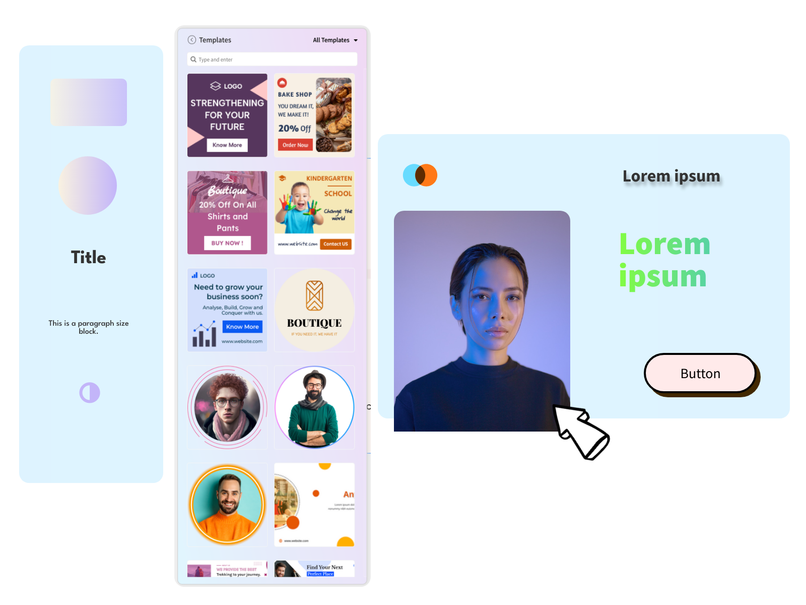 Design your web graphics in minutes