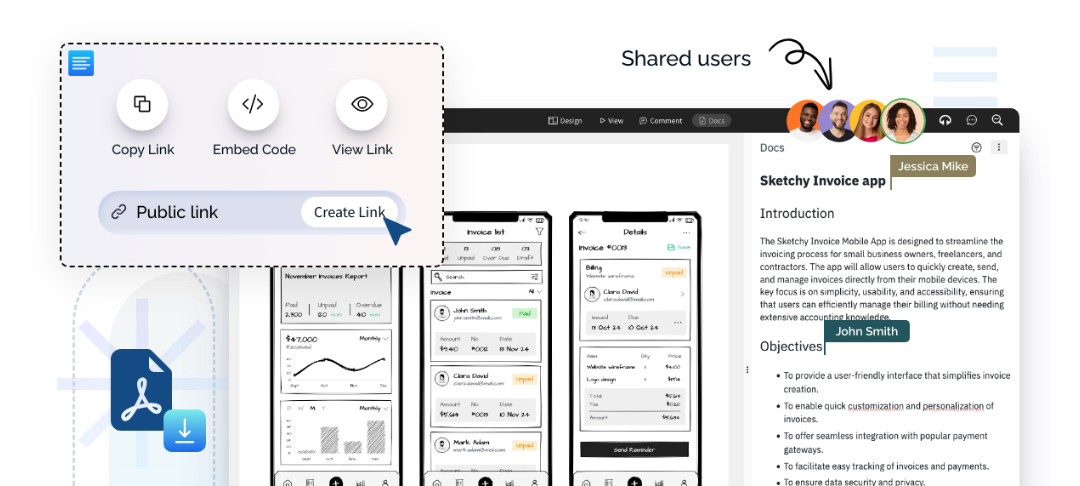 Flexible Sharing Options