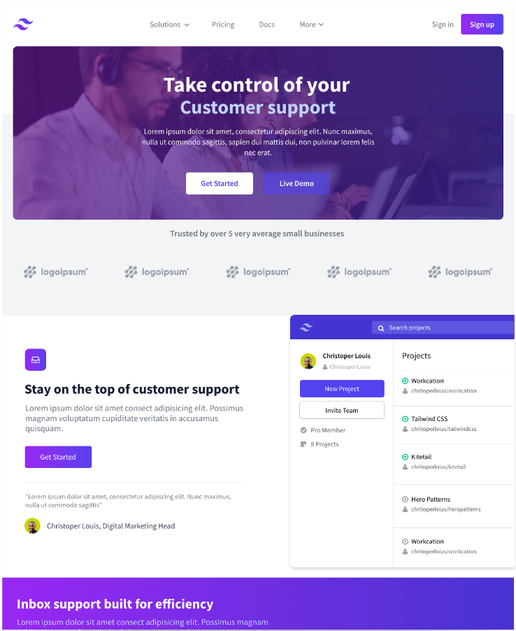 High fidelity wireframes