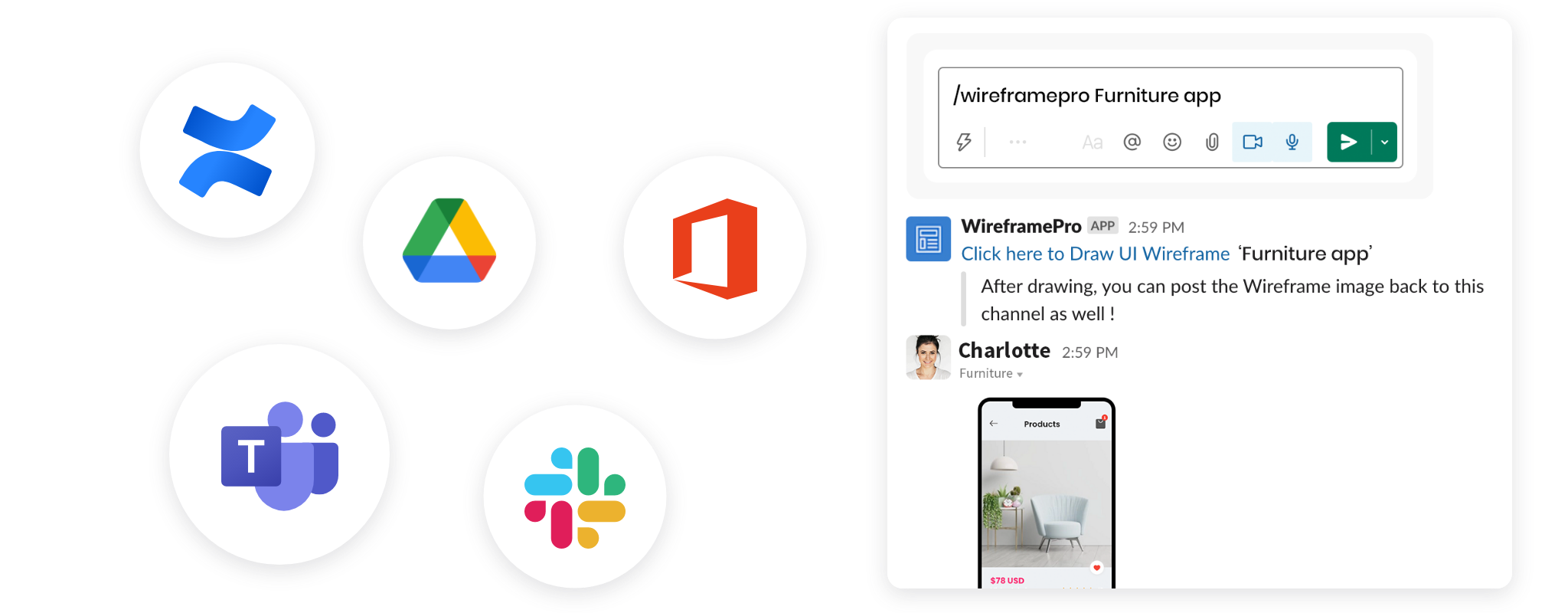 Ideate Software in your favorite collaboration app