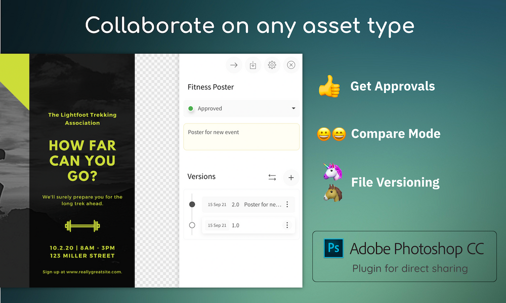Adobe Photoshop plugin for MockFlow