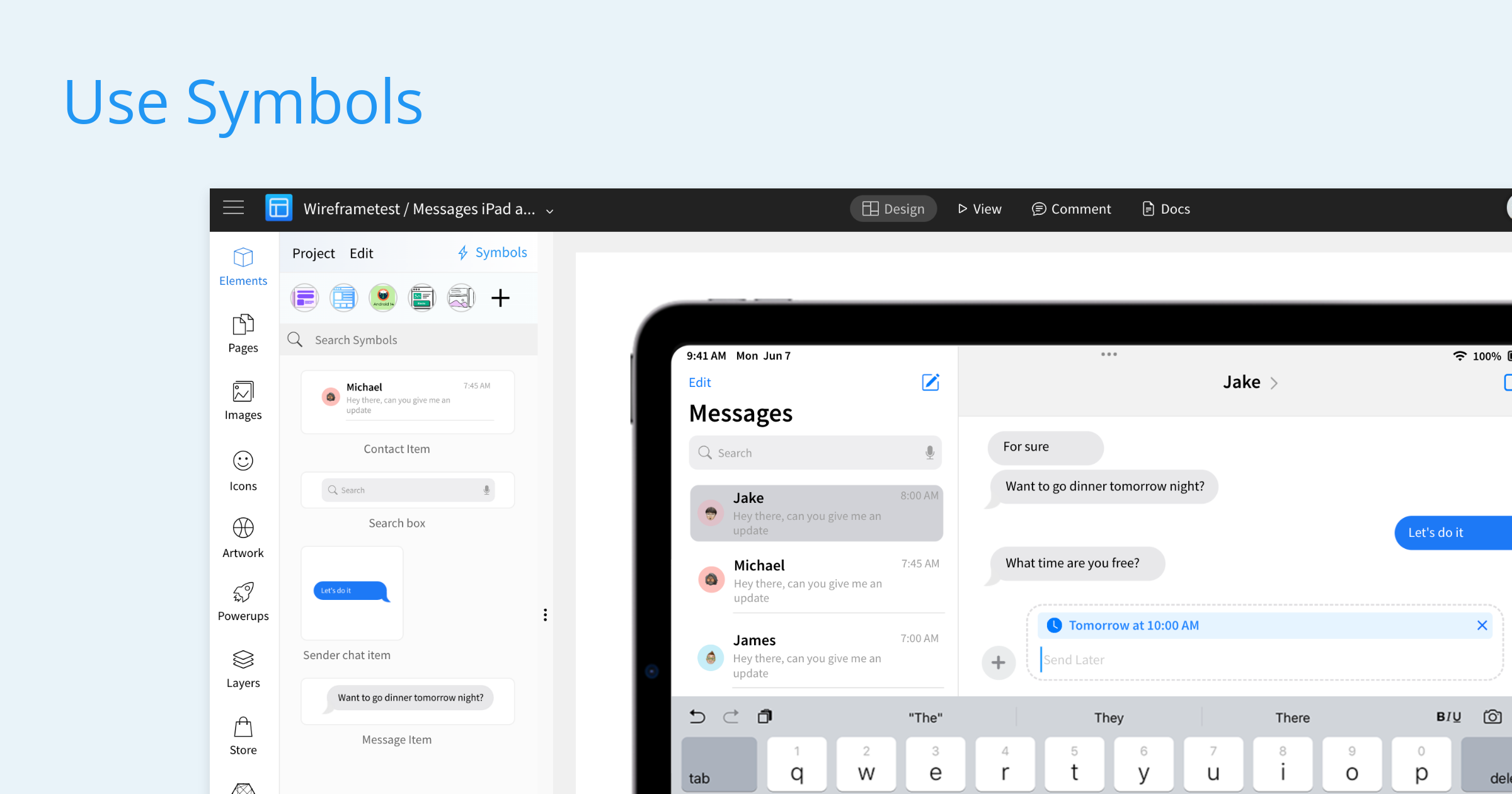Use Symbols - MockFlow Symbols