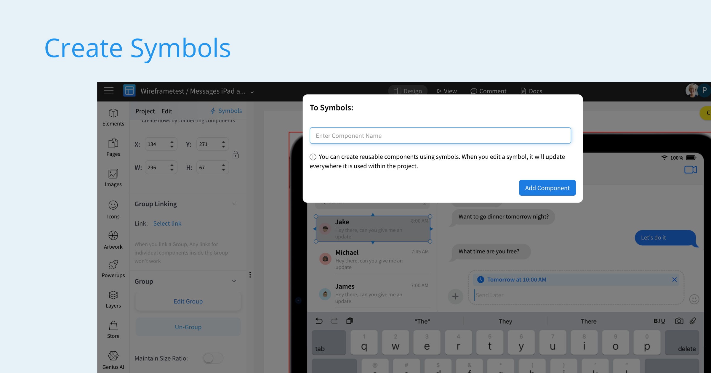Create Symbols - MockFlow Symbols