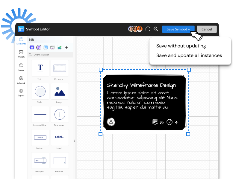 Powerful Symbol editor