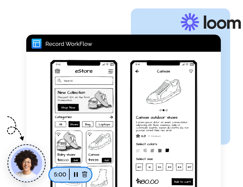 Record workflow videos with Loom